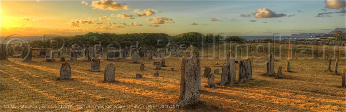 Peter Bellingham Photography Norfolk Island Cemetery - NSW H (PBH4 00 12197)